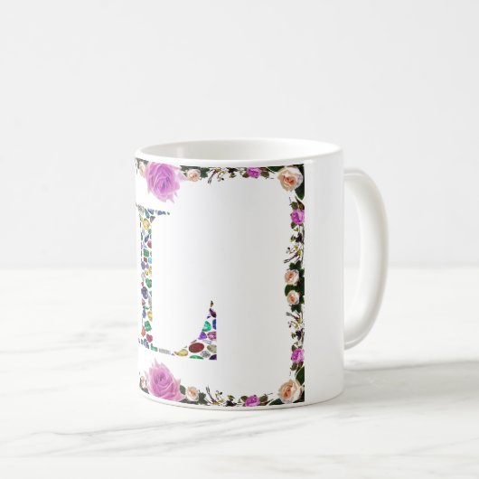 Mug Letter L monogram (Devant droit)
