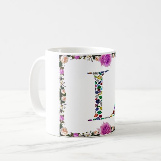 Mug Letter L monogram (Devant gauche)
