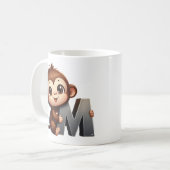 Mug Letter M like Money Classic Mug, 325 ml (Devant gauche)
