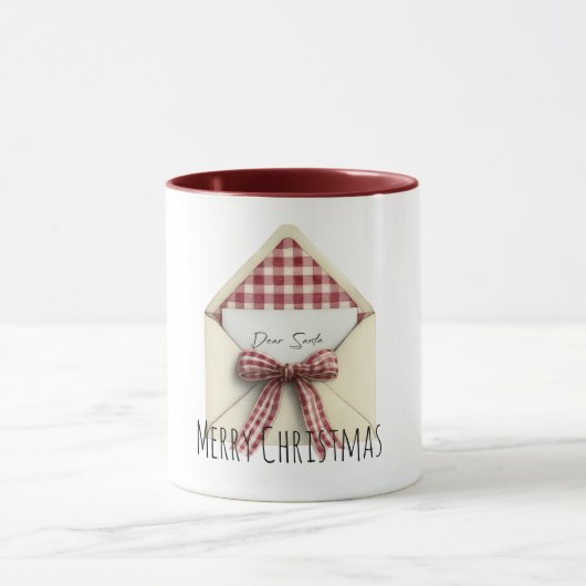 Mug Letter to Santa Christmas  (Centre)