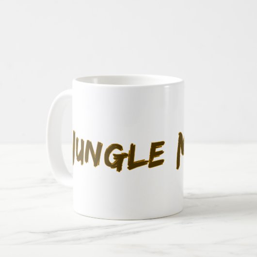 Mug Lettering Design ‘Jungle Master’ (Devant gauche)