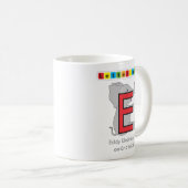 Mug Letterland | EE attaquent (Devant droit)