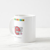 Mug Letterland | EE attaquent (Devant gauche)