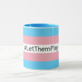Mug #Let'ThemPlay Drapeau Transgenre Athlètes (Centre)
