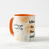 Mug Letting Go with Grace, A Tribute to Selfless Love (Devant gauche)