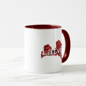 Mug Lettonie (Devant droit)