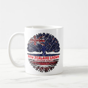 Mug Lettonie Lettonie Nouvelle-Zélande Nouvelle-Zéland