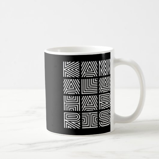 Mug Lettrage de géométrie composée Harris 2024 (Droite)