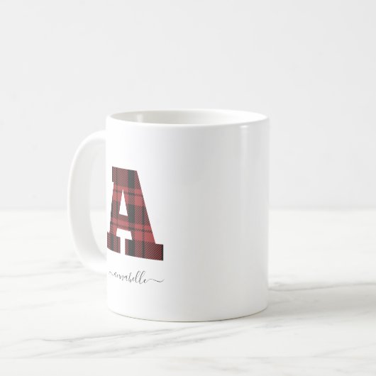 Mug Lettre "A" (Devant gauche)