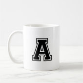 Mug Lettre A, Alphabet Collégial (Gauche)
