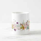 Mug Lettre A - Gold Floral Nom soeur collègue ami coll (Centre)