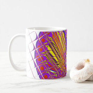 Mug Lettre A, logo coloré design du texte