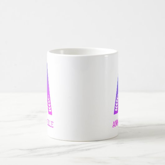 Mug Lettre A Nom Monogramme Enfants (Centre)