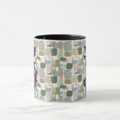 Mug Lettre abstraite I art géométrique moderne (Centre)