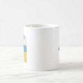 Mug Lettre Abstraite moderne A Monogramme Initial (Centre)
