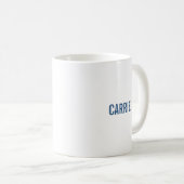 Mug Lettre Abstraite moderne C Monogramme initial (Devant droit)