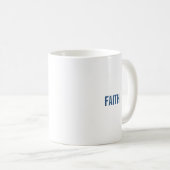 Mug Lettre Abstraite moderne F Monogramme initial (Devant droit)