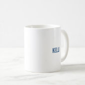 Mug Lettre Abstraite moderne K Monogramme initial (Devant droit)