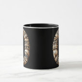 Mug LETTRE Aloha Polynésienne Hawaïenne O Initiale Per (Centre)