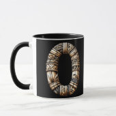 Mug LETTRE Aloha Polynésienne Hawaïenne O Initiale Per (Gauche)