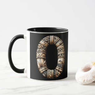 Mug LETTRE Aloha Polynésienne Hawaïenne O Initiale Per