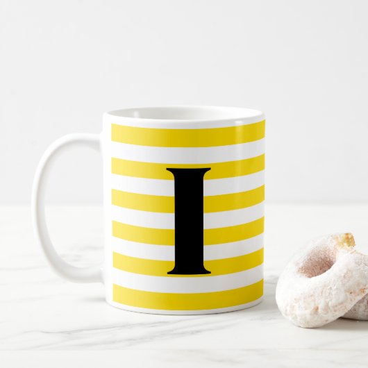 Mug LETTRE AlphabET I BOUGIE (Avec donut)