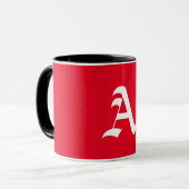 Mug Lettre alphabétique A (Devant gauche)