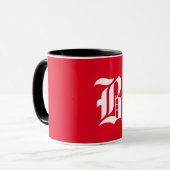 Mug Lettre alphabétique B (Devant gauche)
