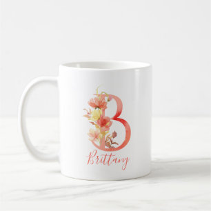 Mug LETTRE AQUATICOLE PEU Rose "B"
