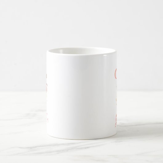 Mug LETTRE AQUATICOLE PEU Rose "I" (Centre)