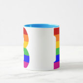 Mug Lettre arc-en-ciel B (Centre)