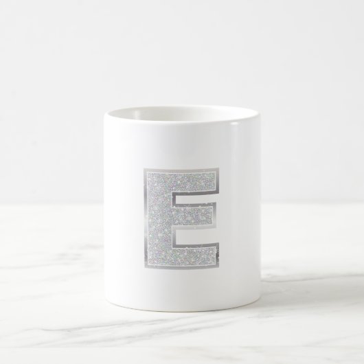 MUG LETTRE ARGENT E (Centre)
