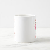 Mug Lettre assez rose "E " d'aquarelle (Centre)