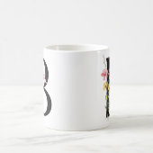 Mug Lettre B avec des fleurs (Centre)