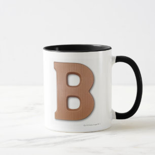 Mug Lettre b de chocolat