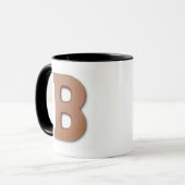 Mug Lettre b de chocolat (Devant gauche)