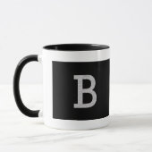 Mug Lettre B de monogramme (Gauche)