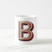 Mug Lettre "B" Élégante Brodée (Centre)
