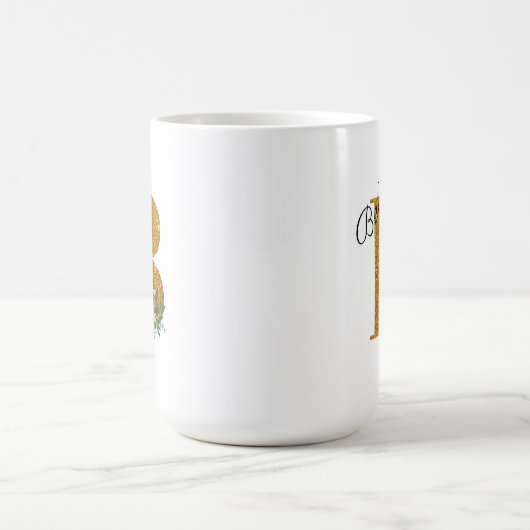 MUG LETTRE B MONOME D'OR  (Centre)