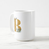 MUG LETTRE B MONOME D'OR (Devant gauche)