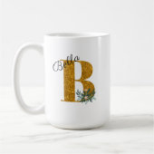 MUG LETTRE B MONOME D'OR (Gauche)