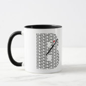 MUG LETTRE BASTONNE B (Gauche)