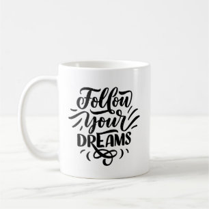 Mug LETTRE BLANCHE Élégante Classique