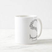 Mug LETTRE BLANCHE MORALE BOtanique MONOGRAPHIQUE S (Devant droit)