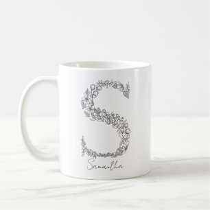 Mug LETTRE BLANCHE MORALE BOtanique MONOGRAPHIQUE S