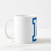 MUG LETTRE BLEUE VARIABLE M MONO (Gauche)
