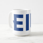 Mug LETTRE bloc EIU (Devant gauche)