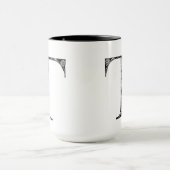 Mug Lettre botanique T Mug, Art d'Elizabeth Sampson (Centre)