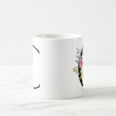 Mug Lettre C avec des fleurs (Centre)