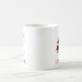 Mug Lettre C Bourgogne Blush Floral (Centre)